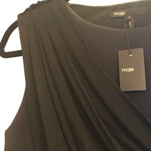 Brand new maje pleated top